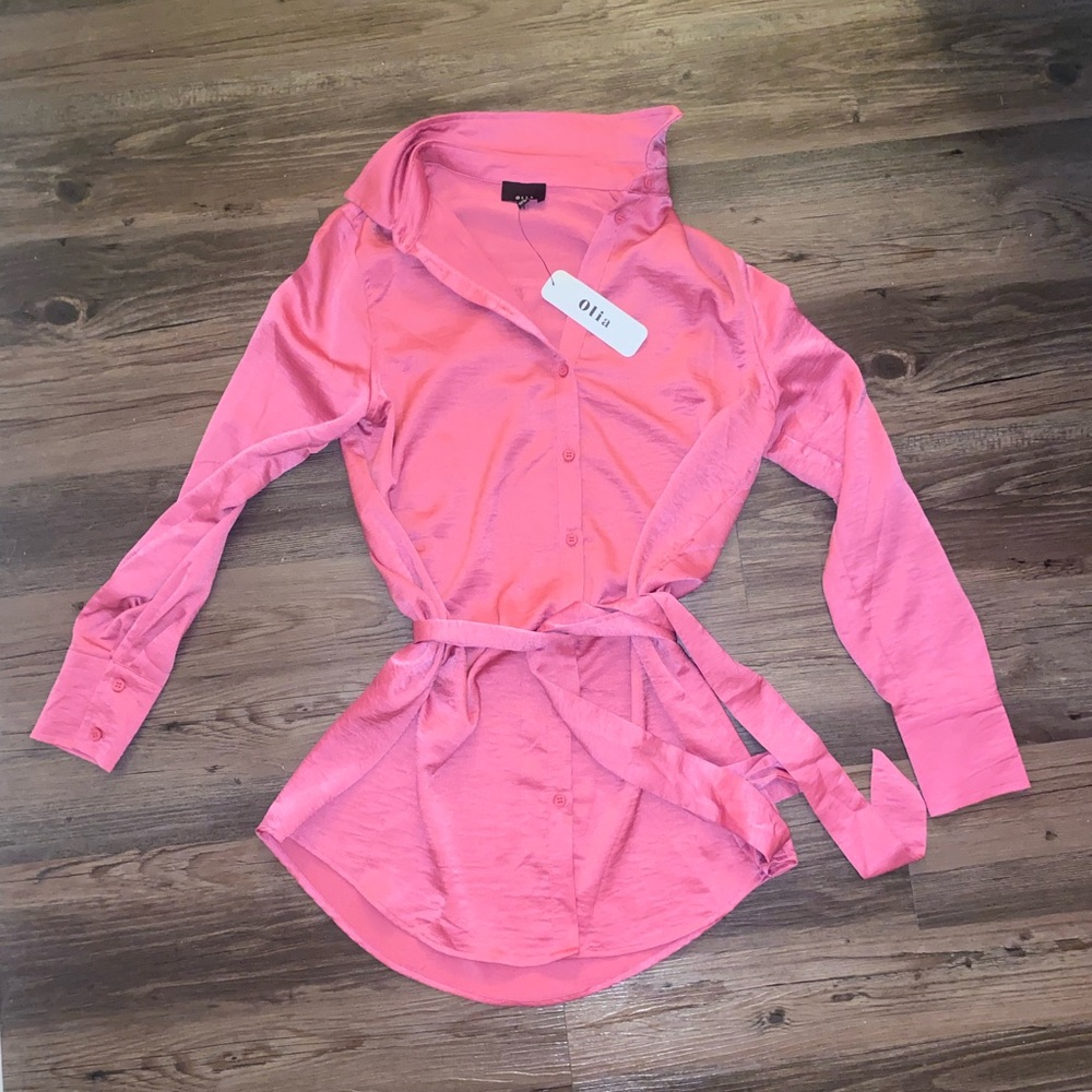 Never before worn t shirt silky fabric dress